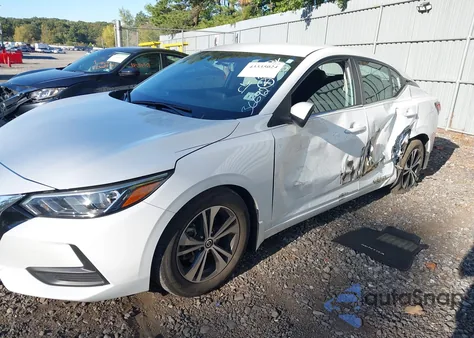 2022 Nissan Sentra Sv Xtronic Cvt from USA, damaged, VIN 3N1AB8CVXNY236692